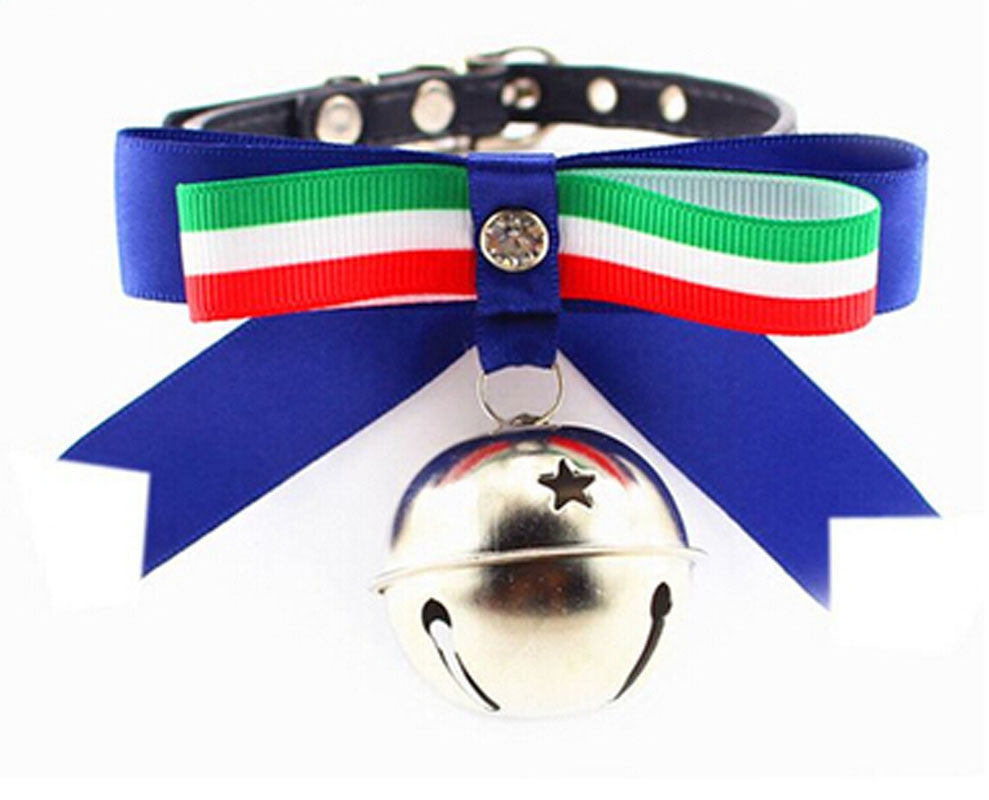 Adjustable Bowtie Collars with Bell for Pets