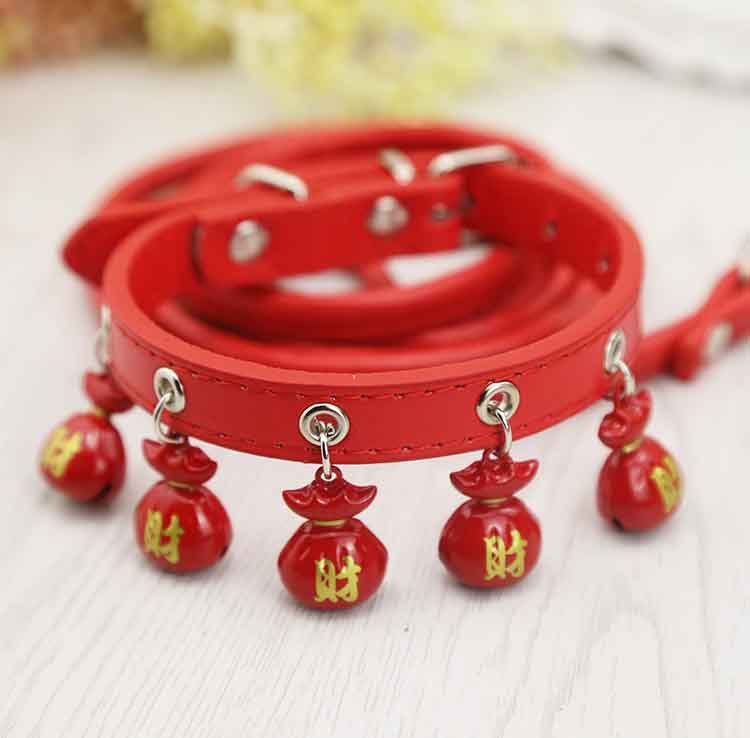 Cat Collars with Bells and Leash