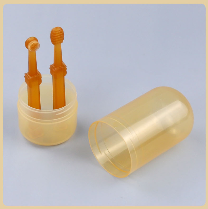 2pcs Cat Toothbrush Set - Silicone Teeth Cleaning Supplies