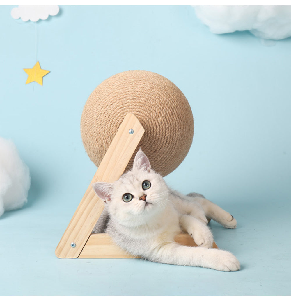 Sisal Cat Scratching Ball Toy