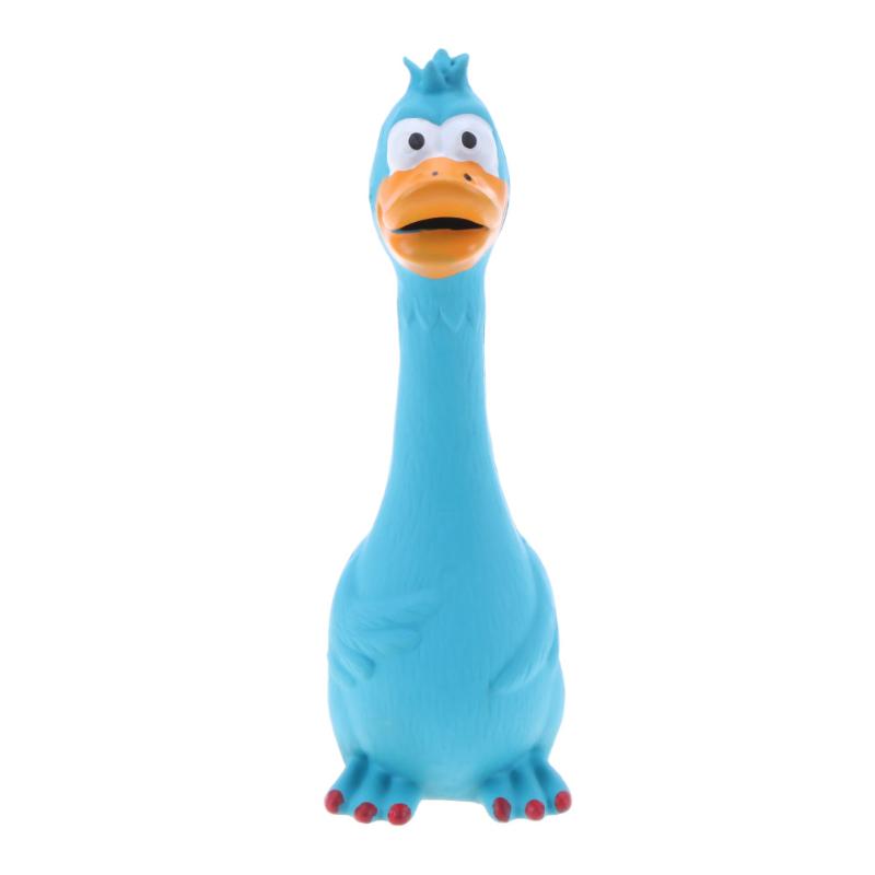 Squeaky Latex Chicken Dog Toy