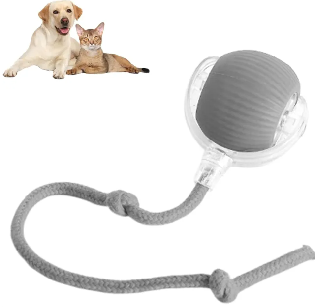 Smart Auto-Rolling Pet Ball – Interactive Toy for Dogs & Cats