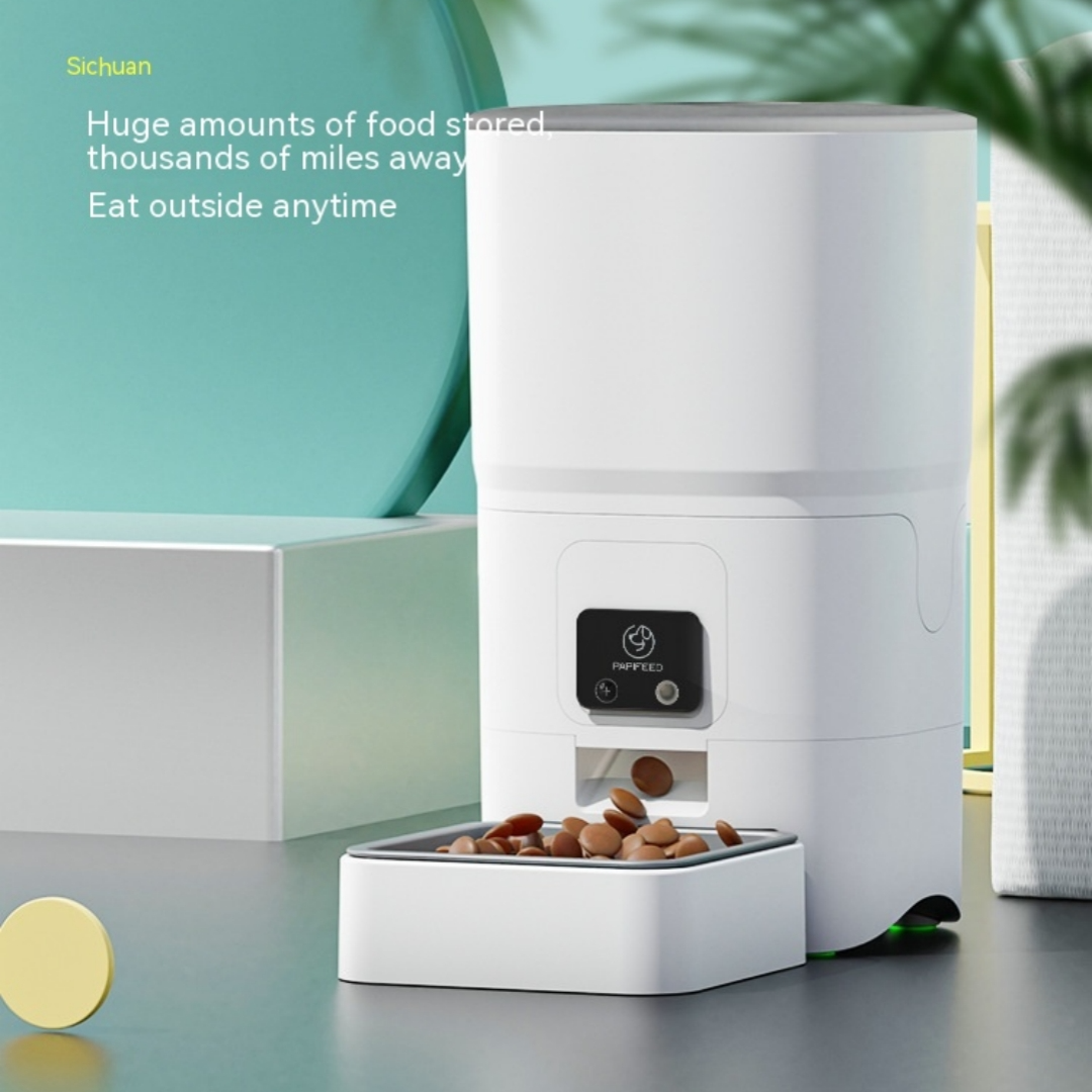 6L Smart Automatic Pet Feeder with WiFi & Camera