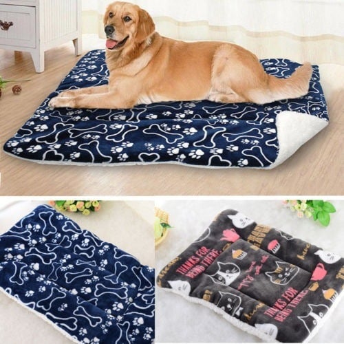 Cozy Coral Fleece Pet Mat