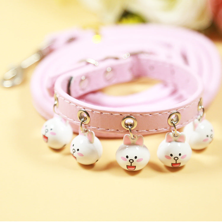 Cat Collars with Bells and Leash