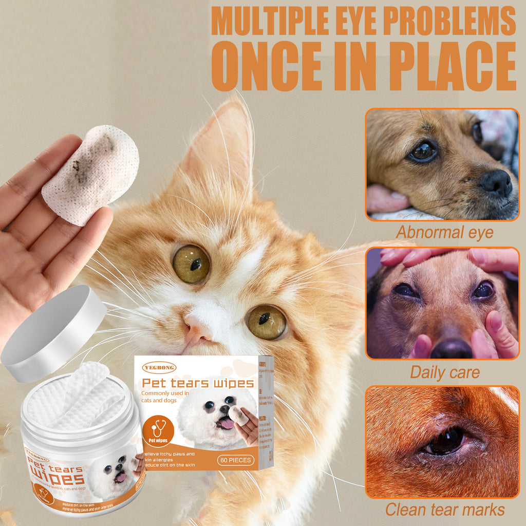 Yegbong Eye-Care Pet Wipes