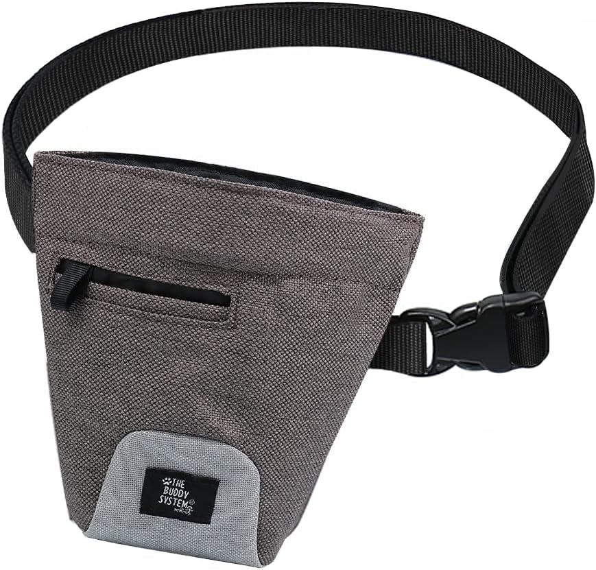 Buddy Bag - Waist Belt Bag with Magnetic Closure for Pet Training, Running and Walking - Container Pouch for Dog Walking