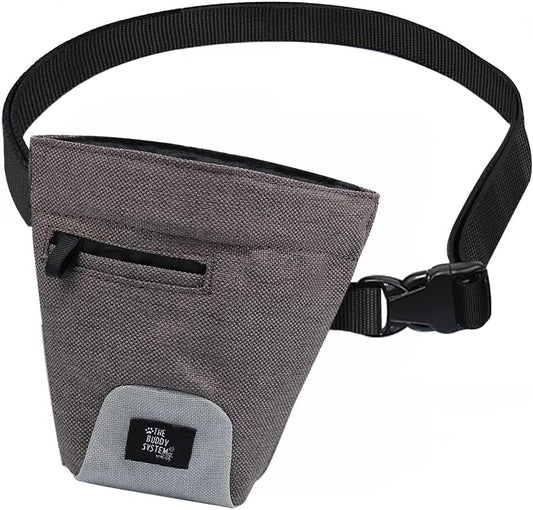 Buddy Bag - Waist Belt Bag with Magnetic Closure for Pet Training, Running and Walking - Container Pouch for Dog Walking