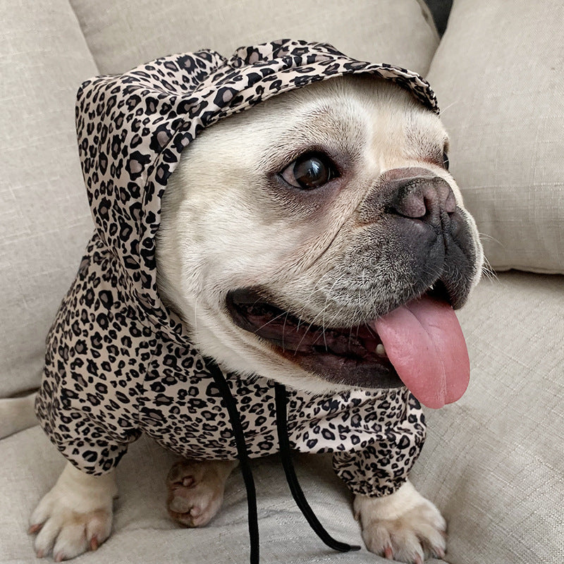 Leopard Print Pet Clothing for Dogs and Cats (Spring/Fall)