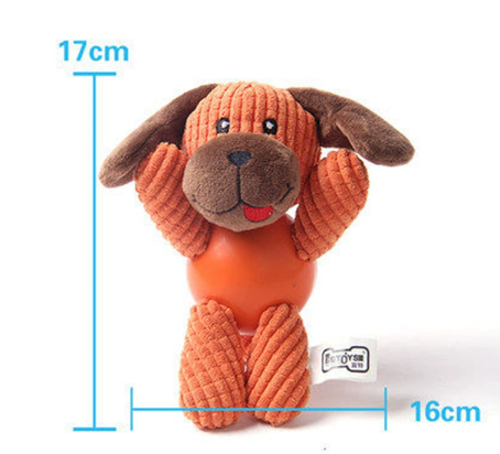ChewPal Animal plush & Rubber Toy for Dogs