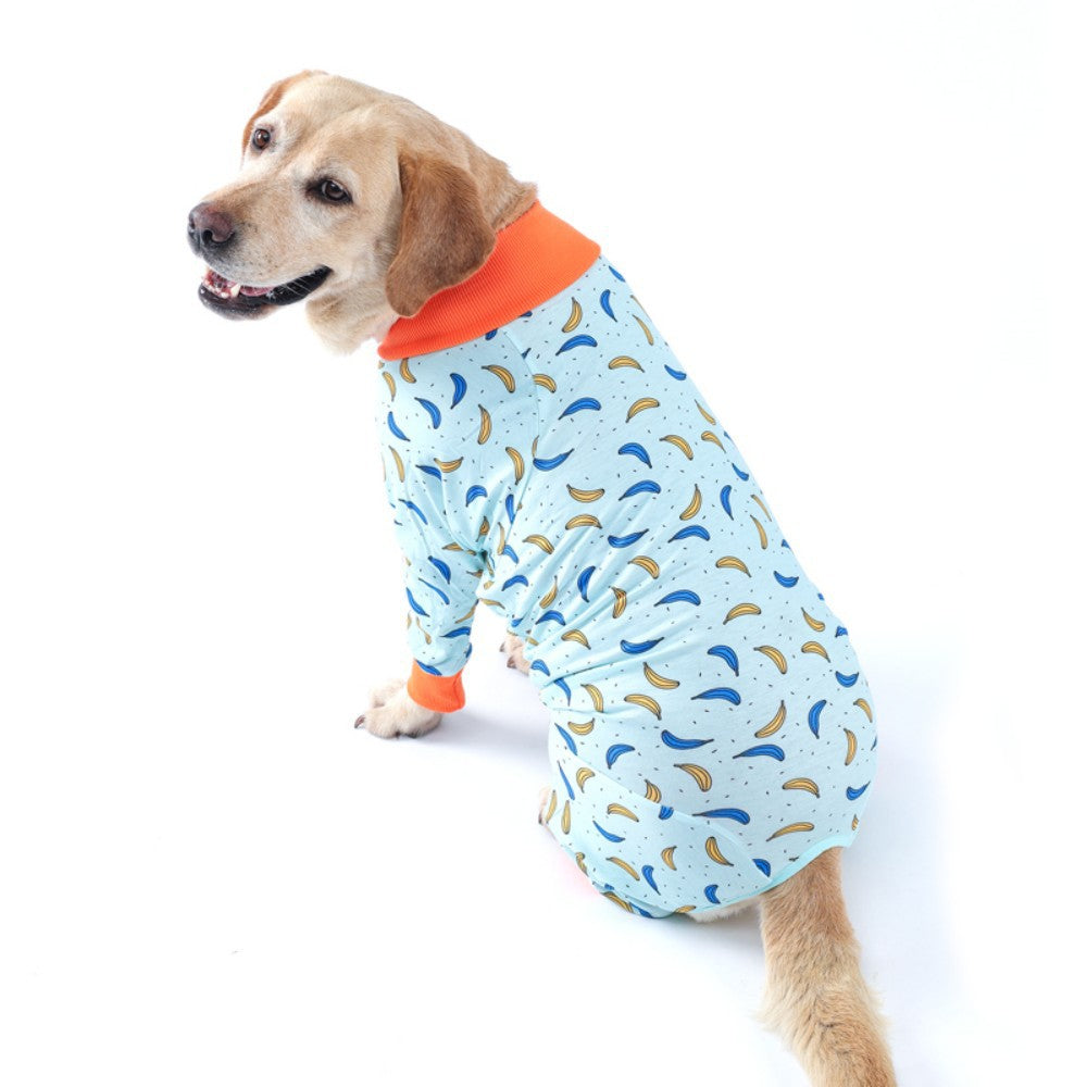 Cute Cartoon Dog Print Bodysuit – Everyday Fashion Suit for Pets