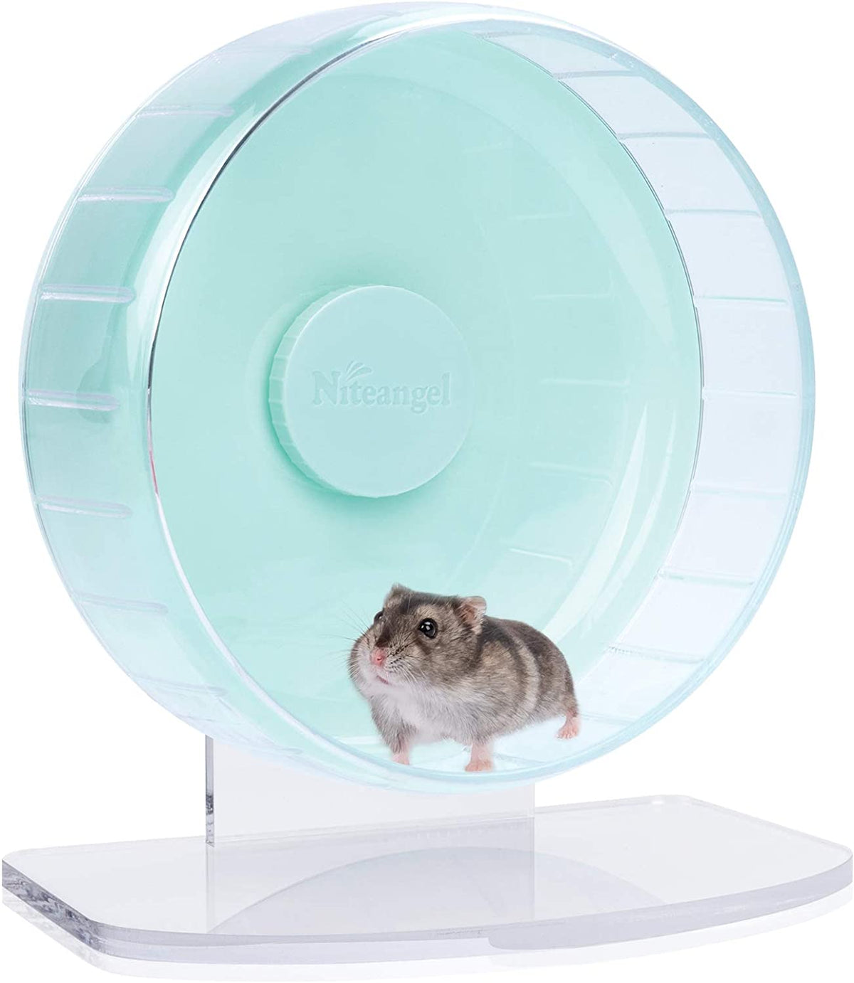 Super-Silent Hamster Exercise Wheel: Quiet 8.2 Inch Running Wheel