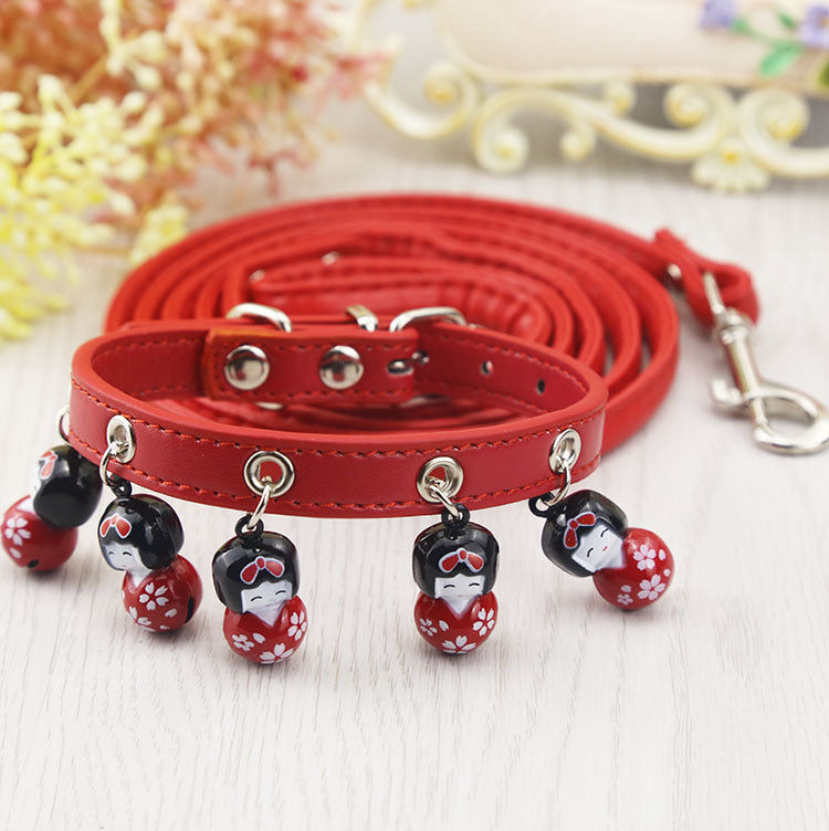 Cat Collars with Bells and Leash