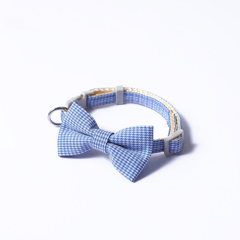 Chic Adjustable Pet Bow Collar