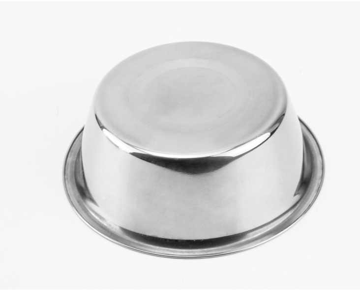 Stainless Steel Thick Round Pet Bowl