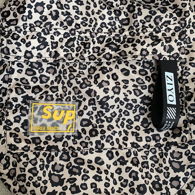Leopard Print Pet Clothing for Dogs and Cats (Spring/Fall)