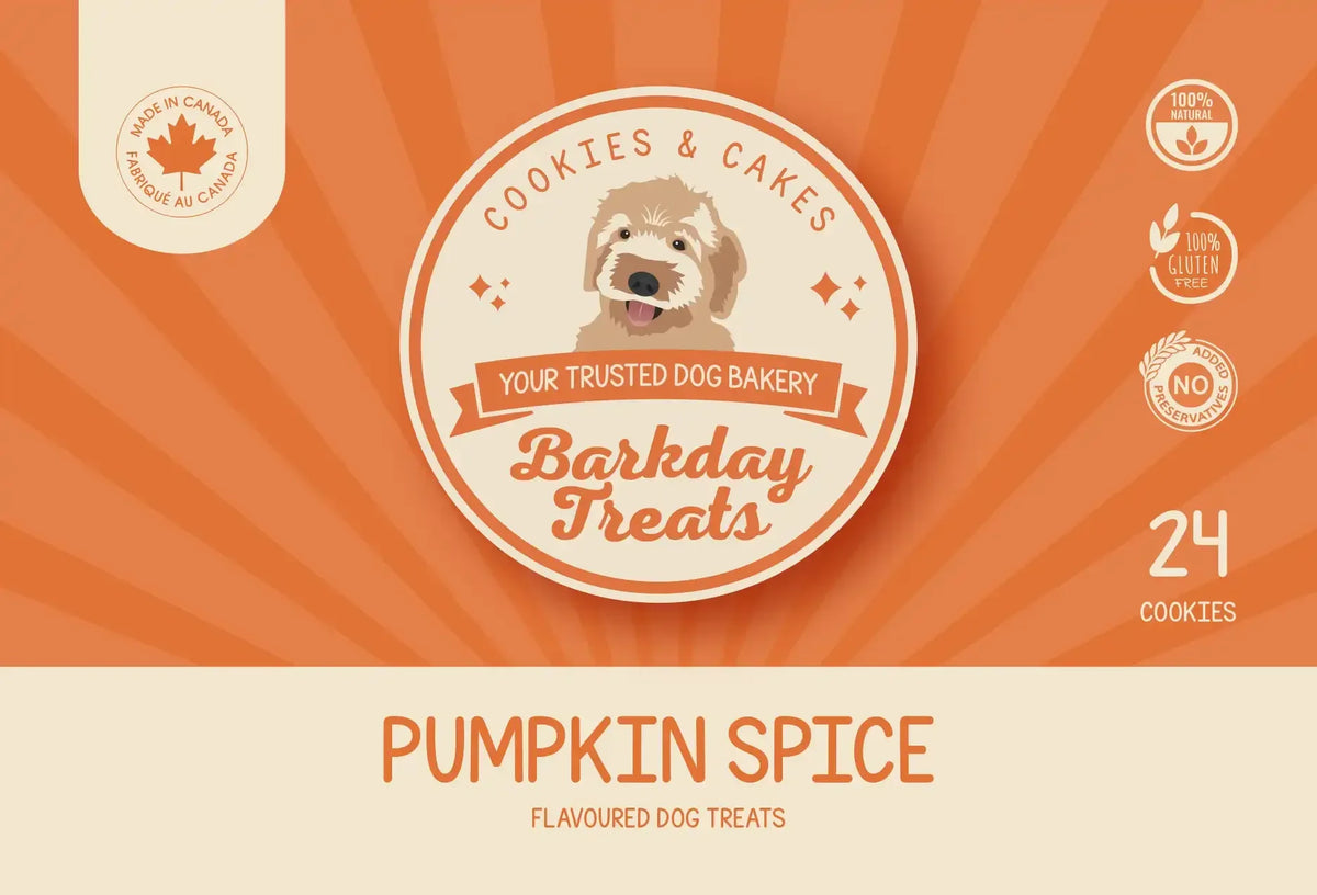 Pumpkin Spice Dog Cookies 🎃🐾